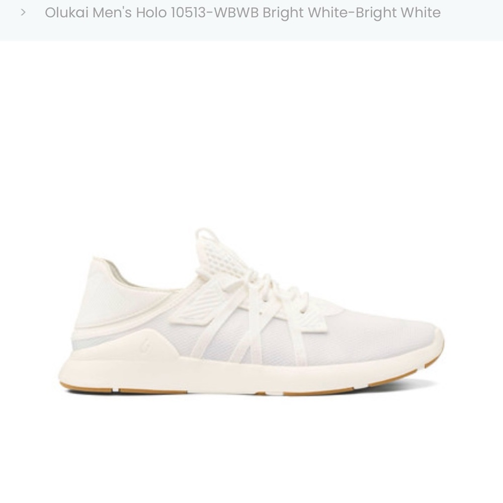 Olukai Men's Holo 10513-WBWB Bright White-Bright White size 11.5